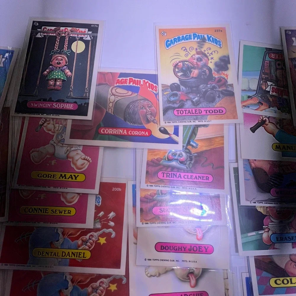 Topps Garbage Pail Kids 50 Lot Vintage 1980s Sticker Trading Cards Mixed Series - Picture 8 of 11